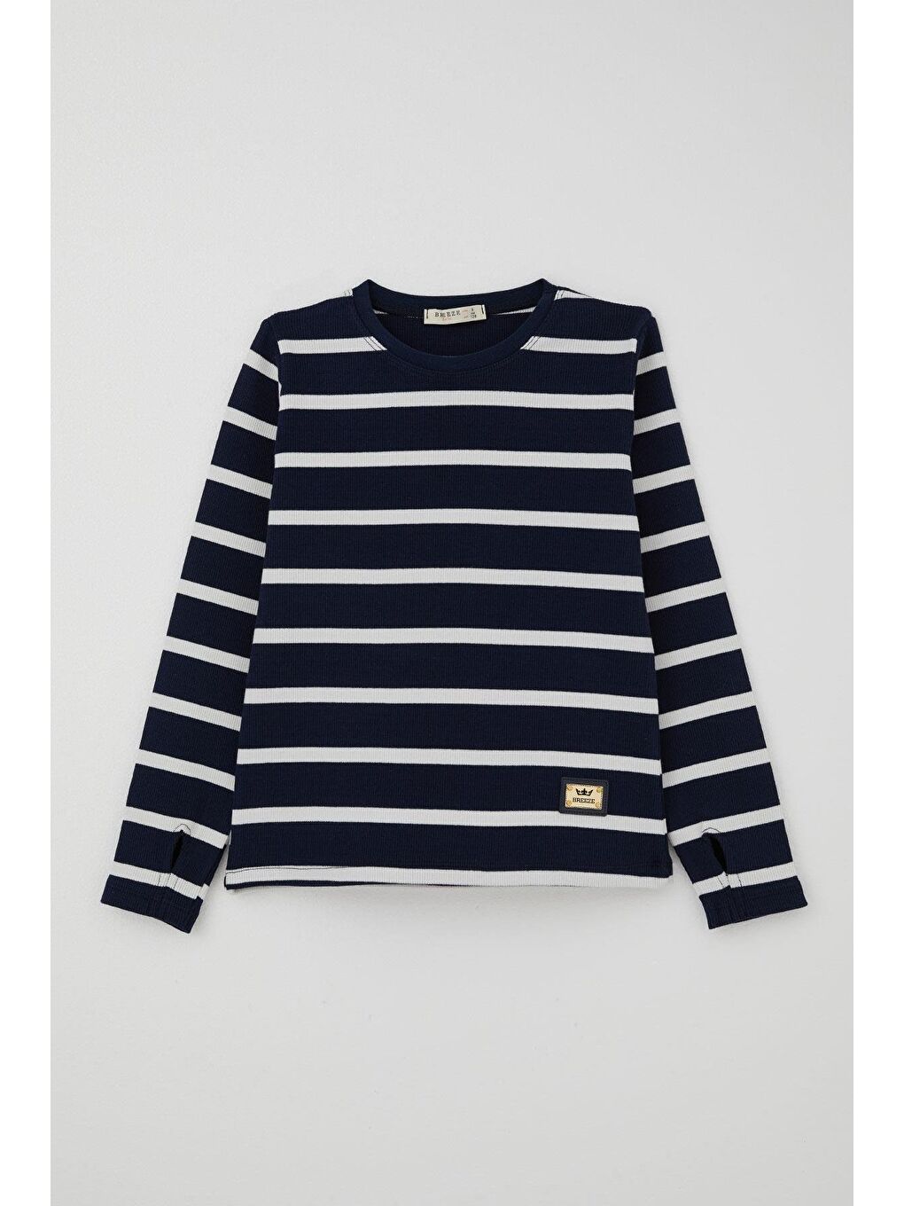 Kız Çocuk Pantolonlu Takım Parmak Geçmeli Arma Detaylı Lacivert (8-14 Yaş)-1