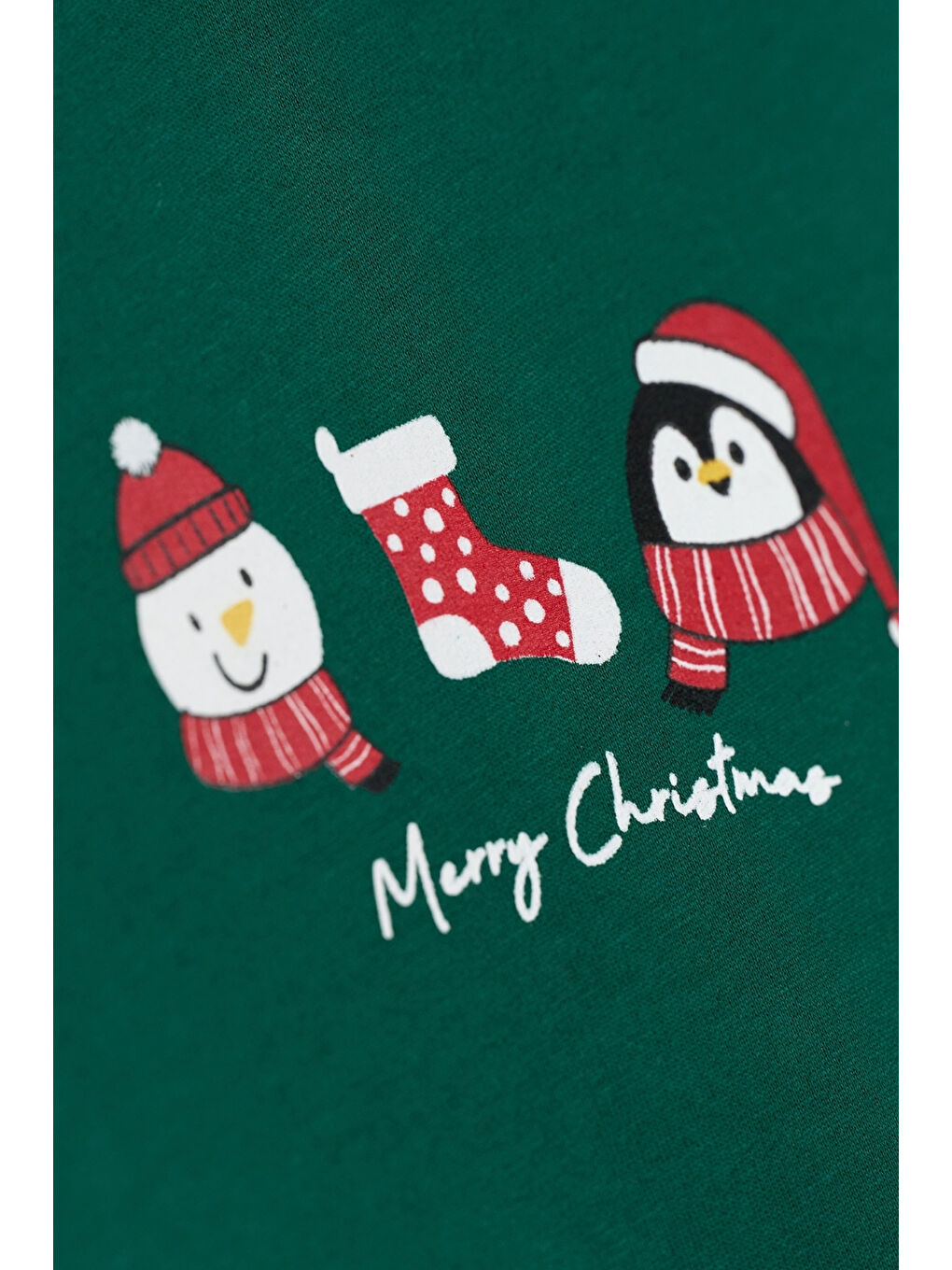 Yeşil Yılbaşı Temalı Tül Etekli Kız Bebek Elbise - Annabel-1