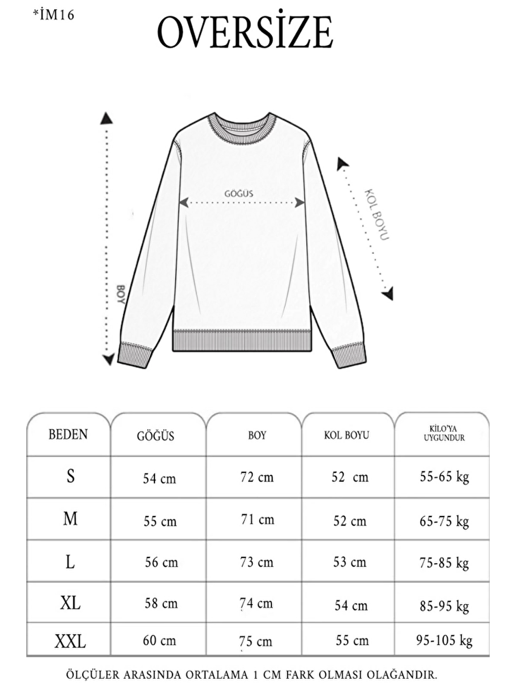 Kışlık Bisiklet Yaka Ön Ve Arka Baskılı Sweatshirt - Siyah-2