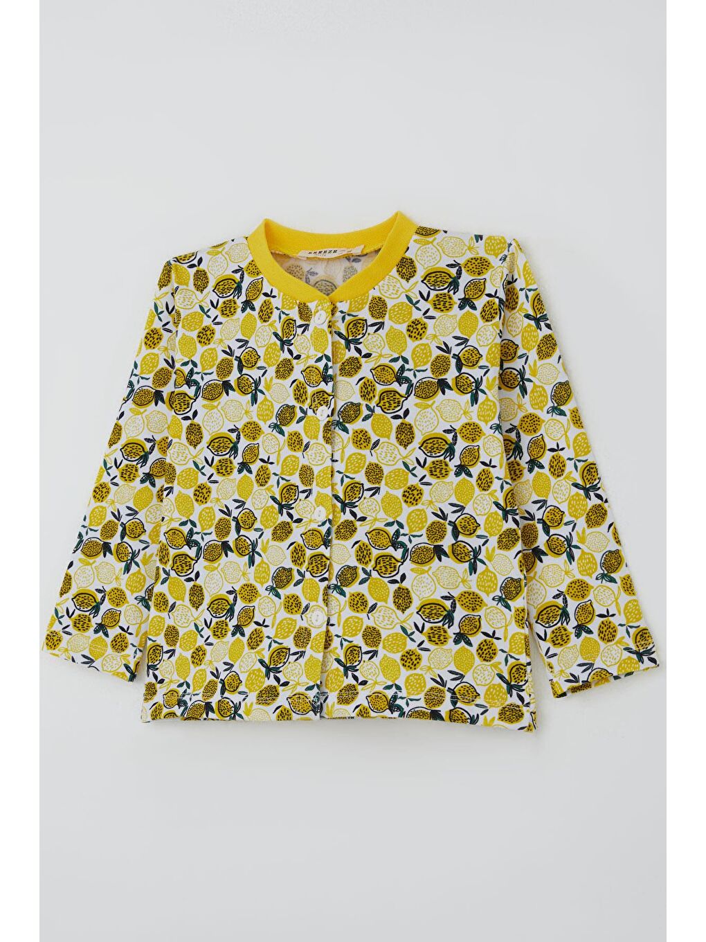 Kız Bebek Pijama Takımı Limon Bahçesi Sarı (4 Ay-1 Yaş)-5