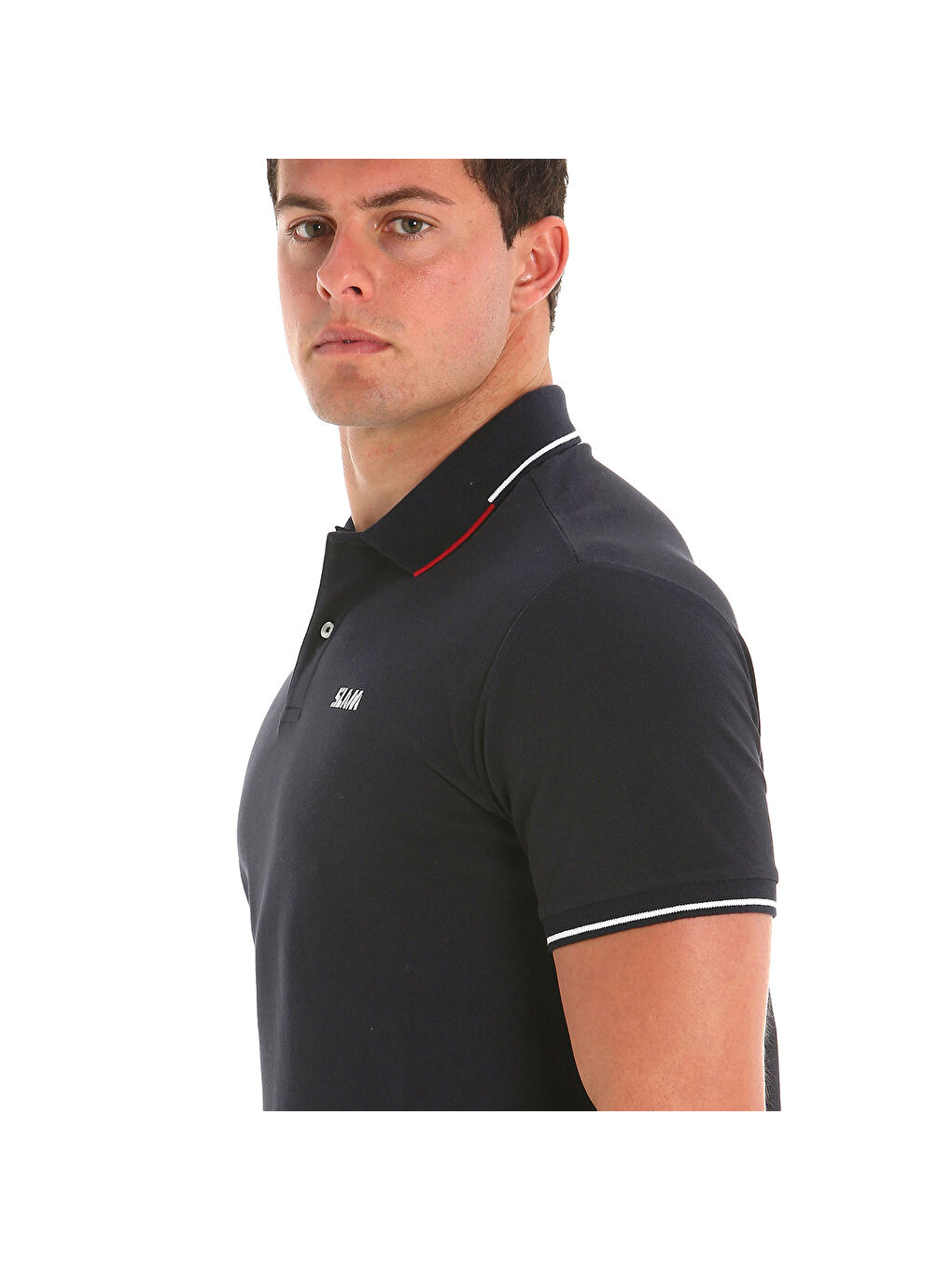 Lacivert Deck Lgt Pique Polo Erkek Mavi Polo Tişört-5