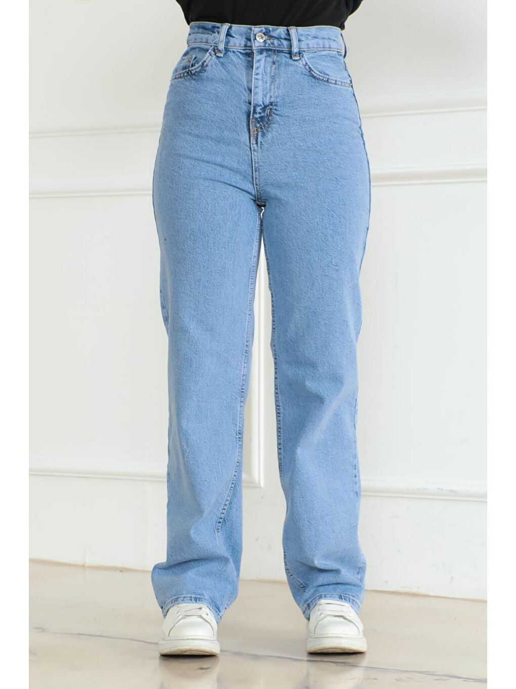 Palazzo Jean Pantolon Mavi   26615-1