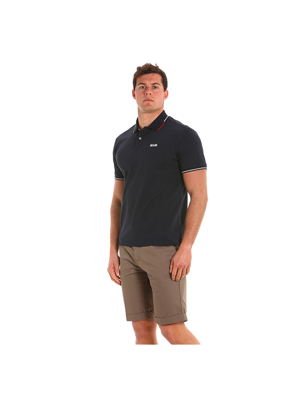 Lacivert Deck Lgt Pique Polo Erkek Mavi Polo Tişört-9