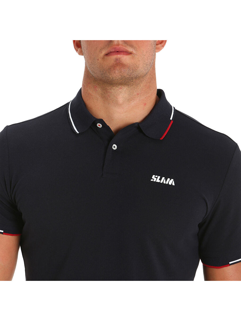 Lacivert Deck Lgt Pique Polo Erkek Mavi Polo Tişört-11