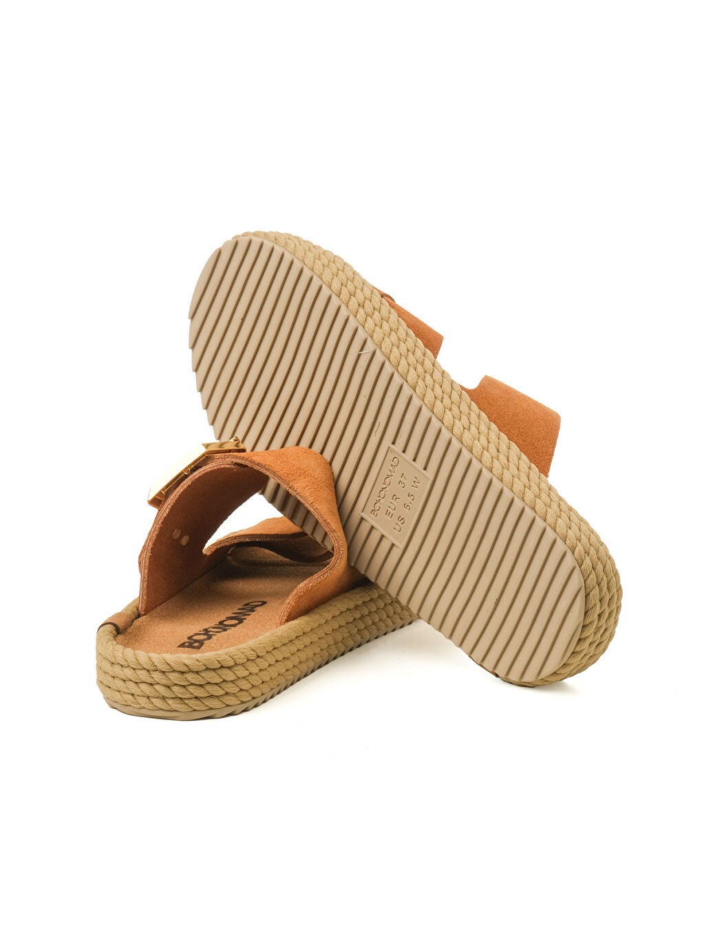 Kahverengi SEV12-00055 Sevilla Kadın Terlik Rust-4