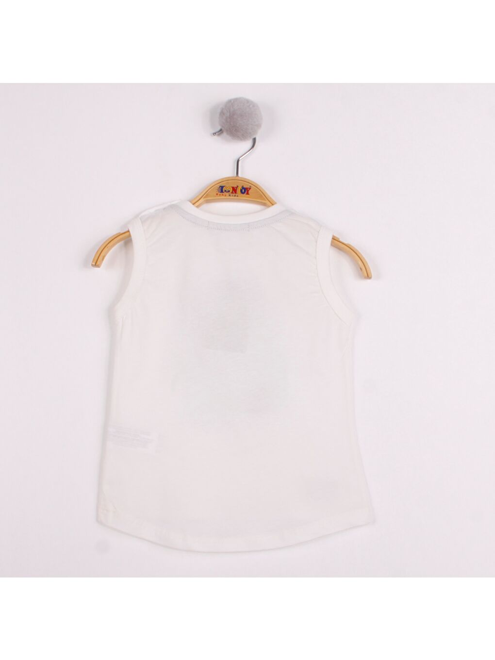 Ekru Erkek Bebek Surf Baskılı Atlet-1