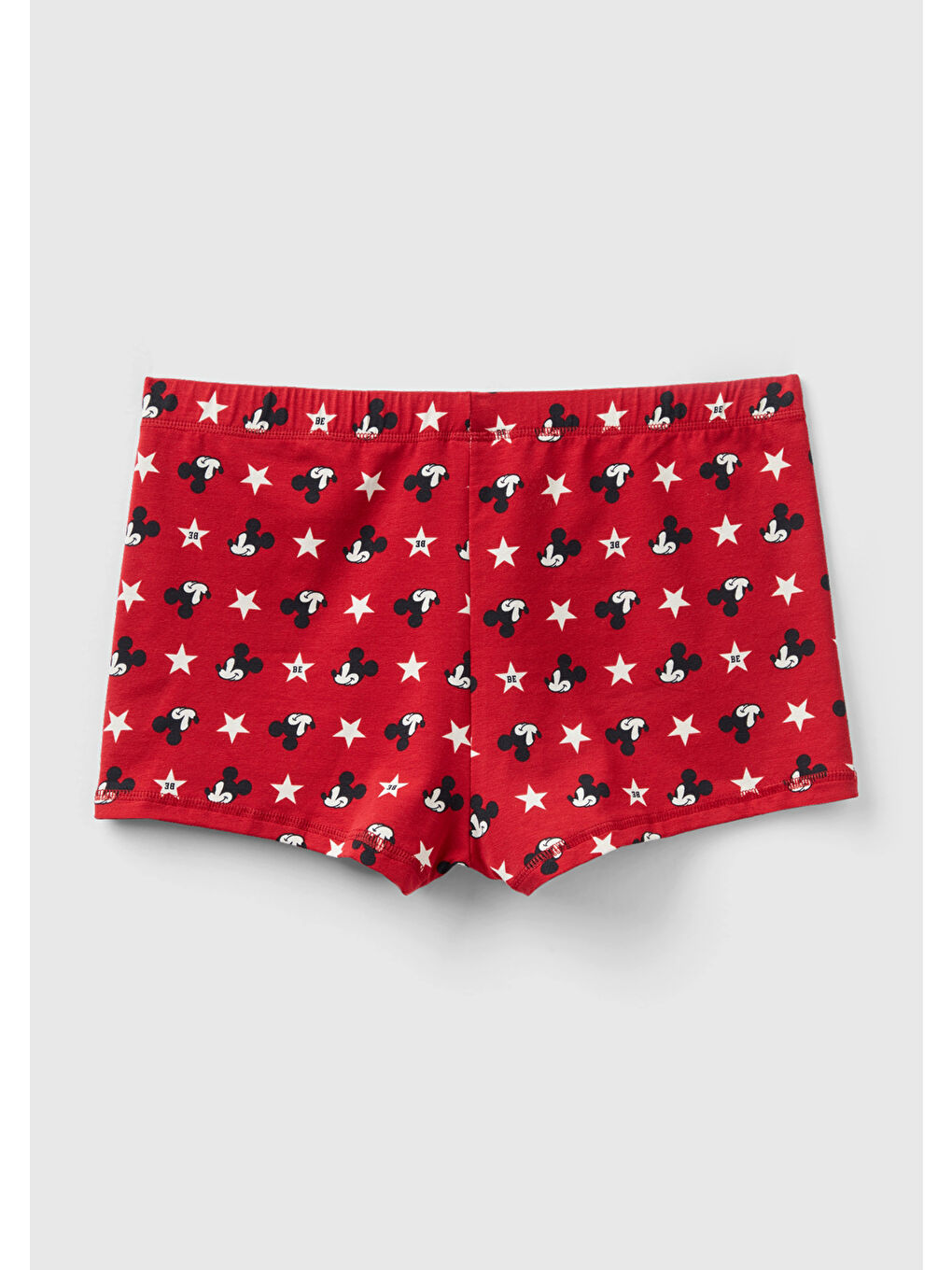 Erkek Kırmızı Tamamı Mickey Baskılı Boxer-1