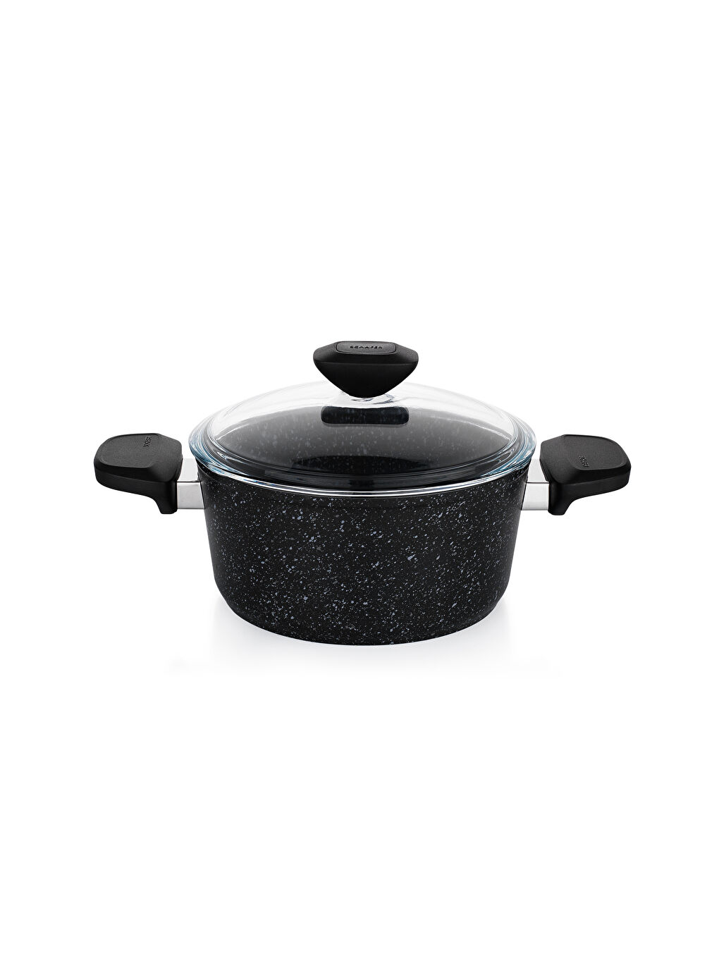 Etna Yanmaz Yapışmaz Tencere Seti 7 Parça-Siyah-2