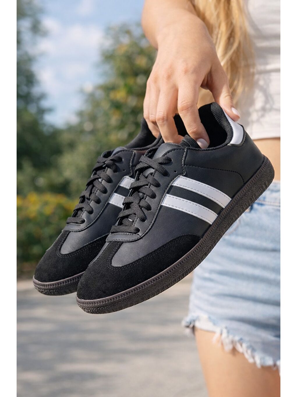 Siyah FLEX RUN Unisex Spor Ayakkabı Günlük Casual Sneakers-2