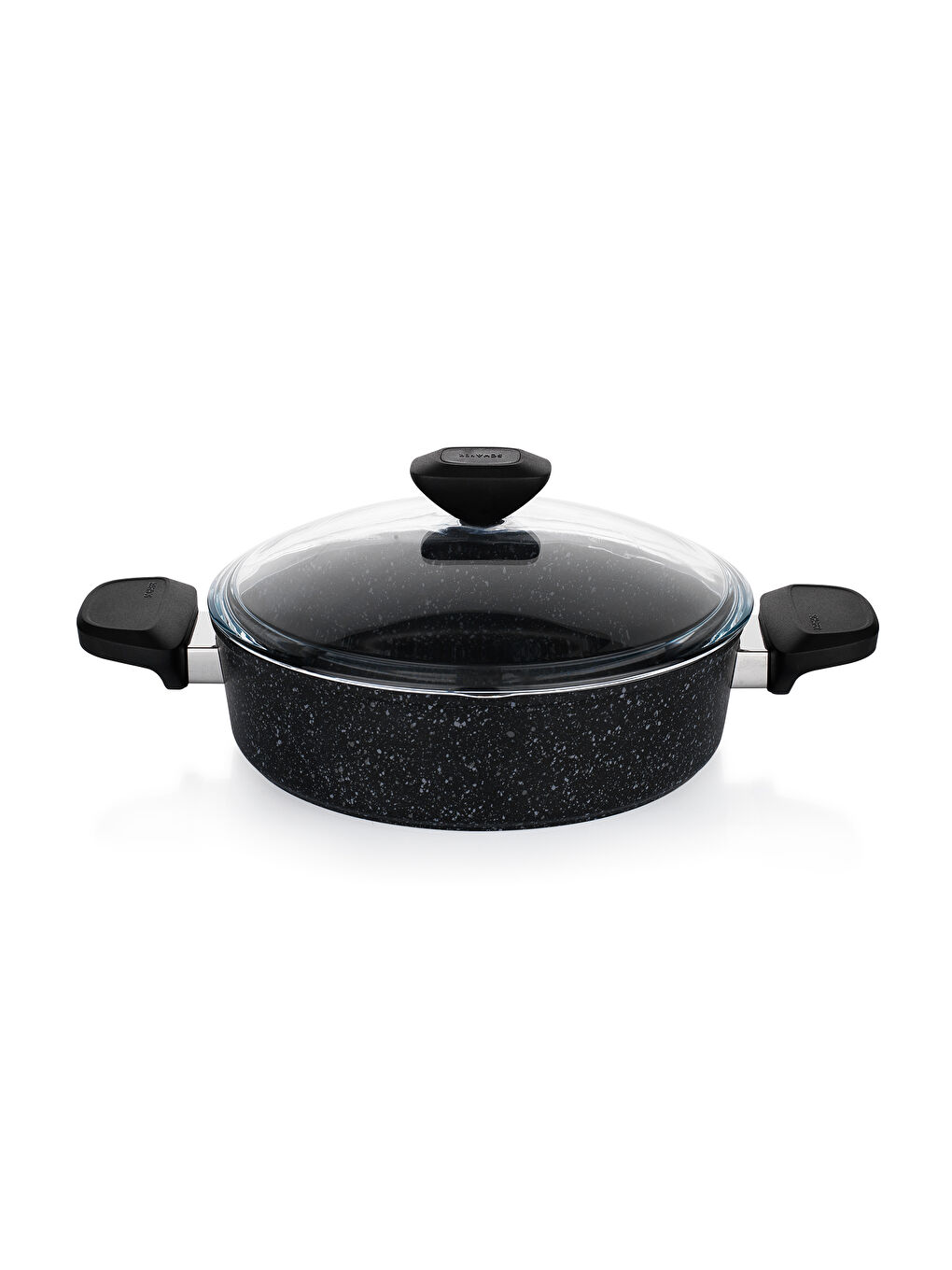 Etna Yanmaz Yapışmaz Tencere Seti 7 Parça-Siyah-4