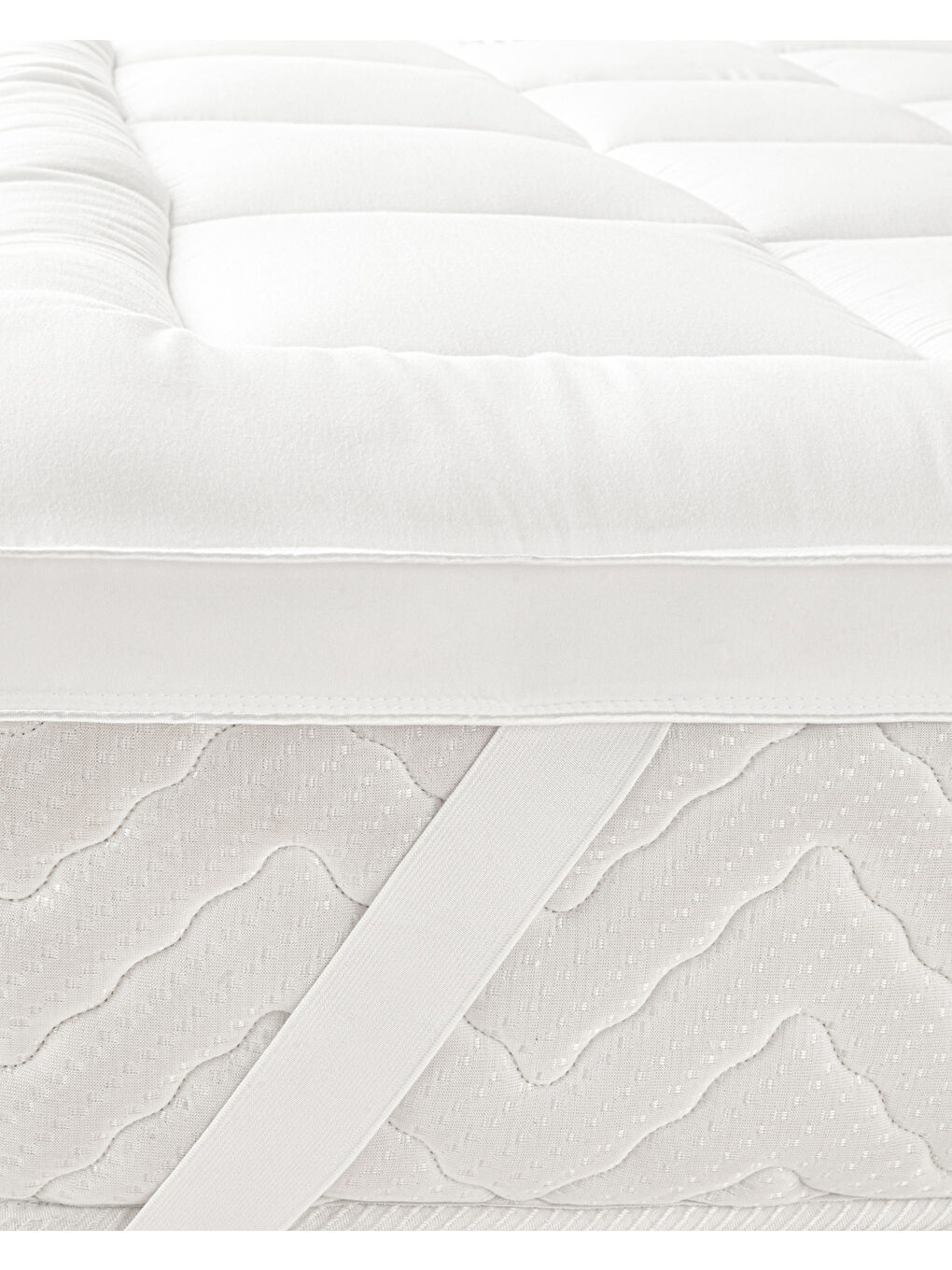 Balmy Çift Kişilik Yatak Pedi 160x200 cm Beyaz-1