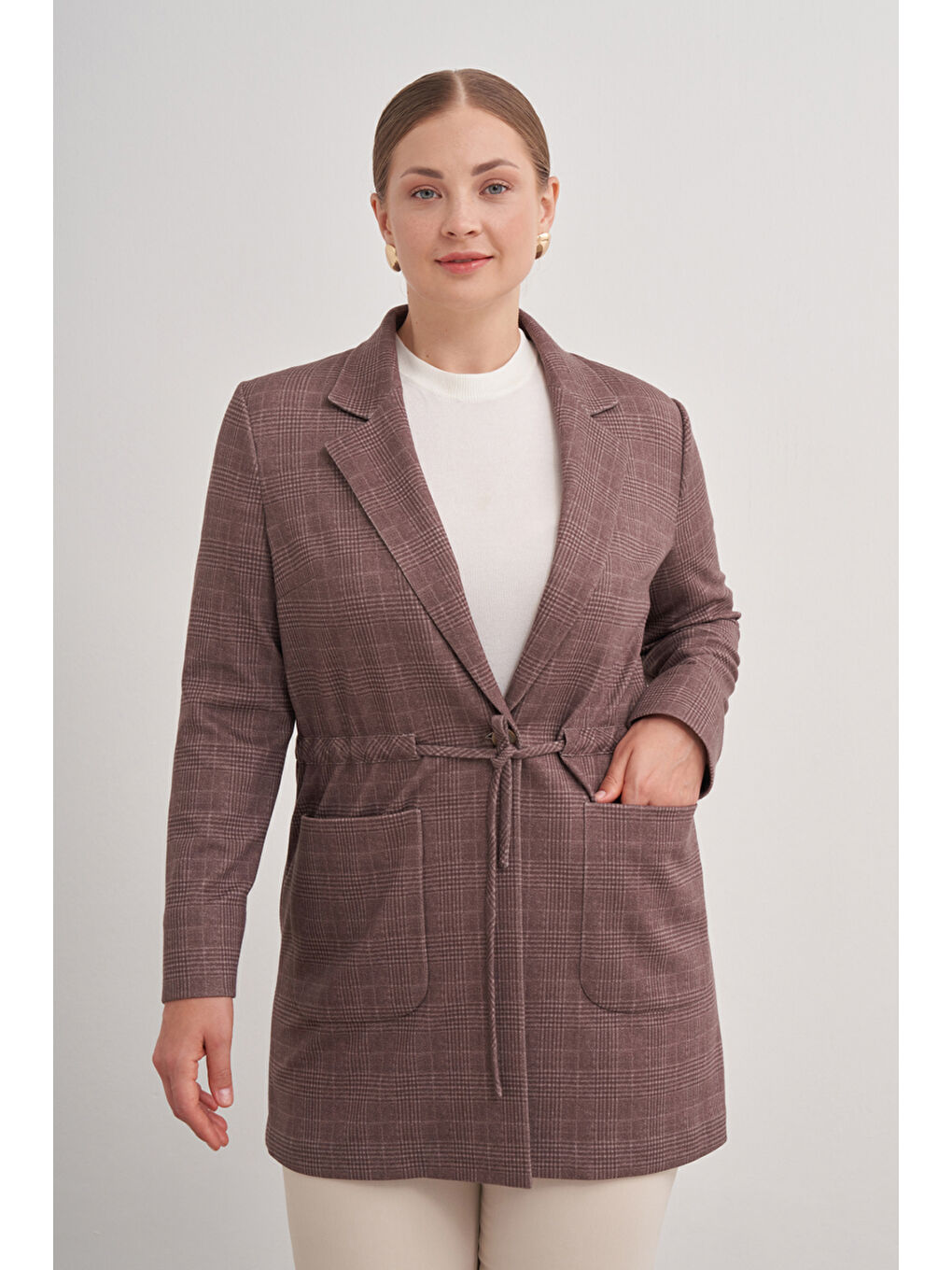 Kahverengi 22617112 Hırka-2