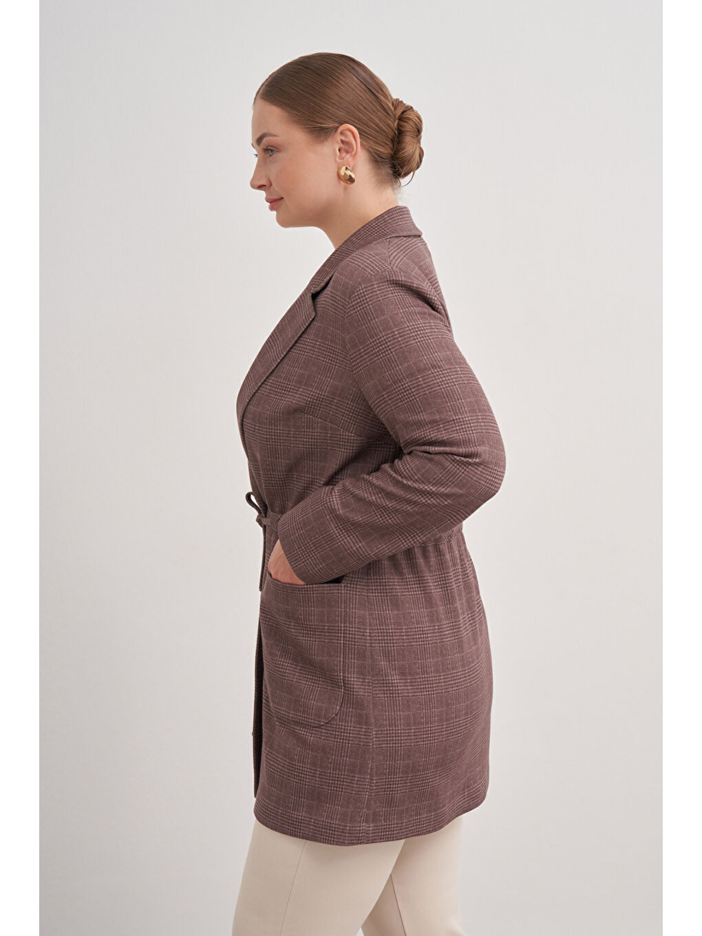 Kahverengi 22617112 Hırka-3