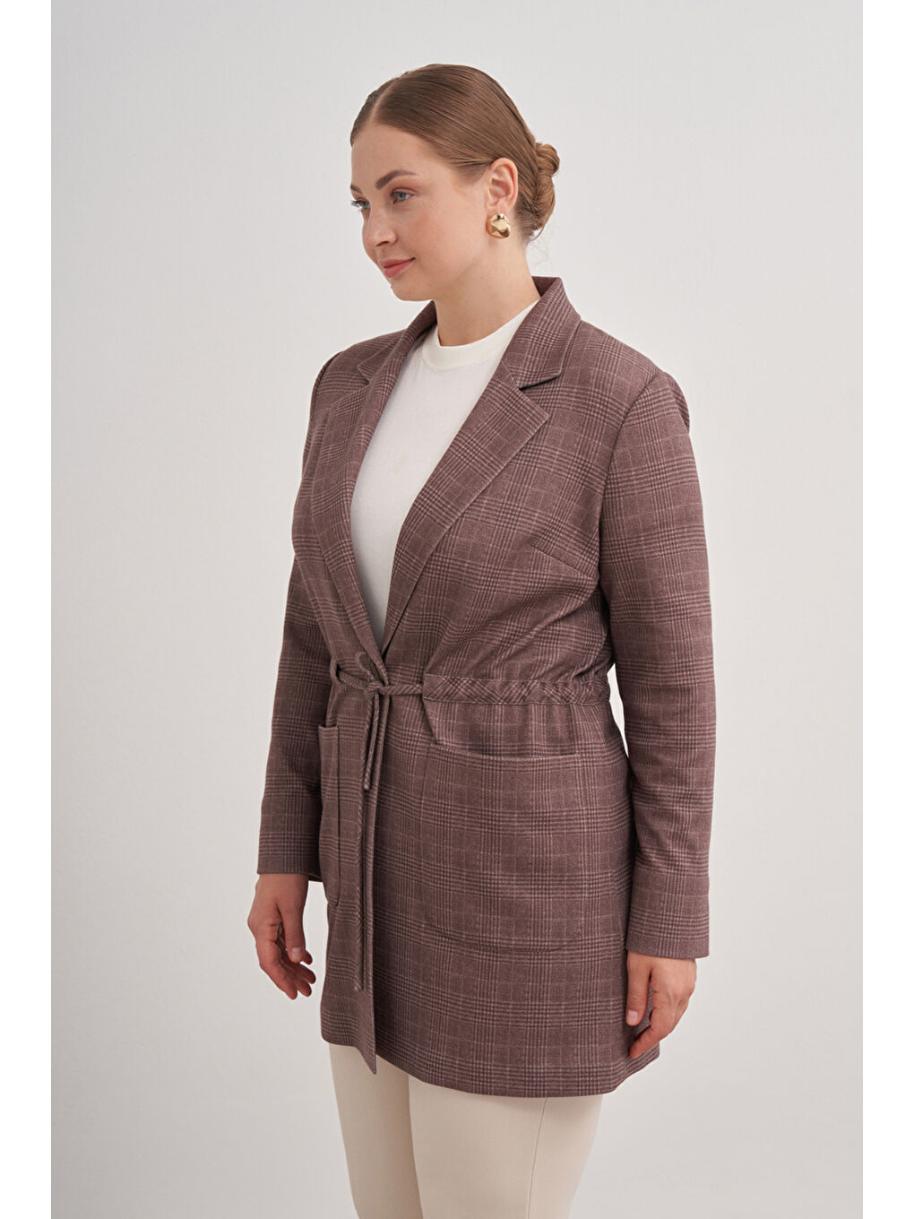 Kahverengi 22617112 Hırka-4