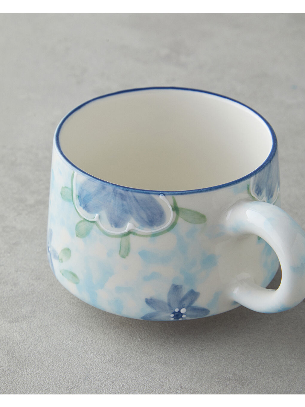 Pastel Dreams Seramik Kupa 260 ml Mavi-Yeşil-Lacivert-1