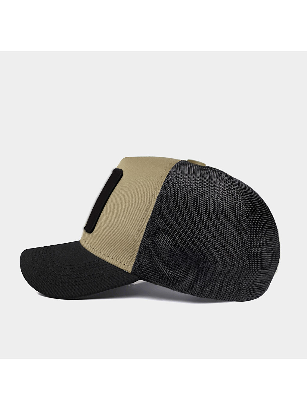 BlackBörk V1 Trucker Karga - 1 Kod Logolu Unisex Siyah Siperli Siyah-Vizon Şapka (Cap) - 3