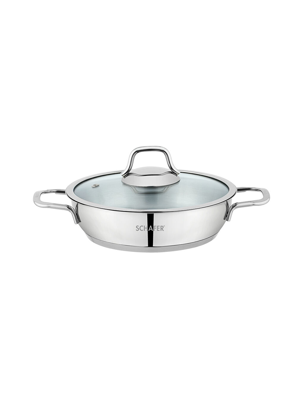 Gri Held Çelik Sahan (Kapaklı) 20 Cm-2 Parça-Inox-1