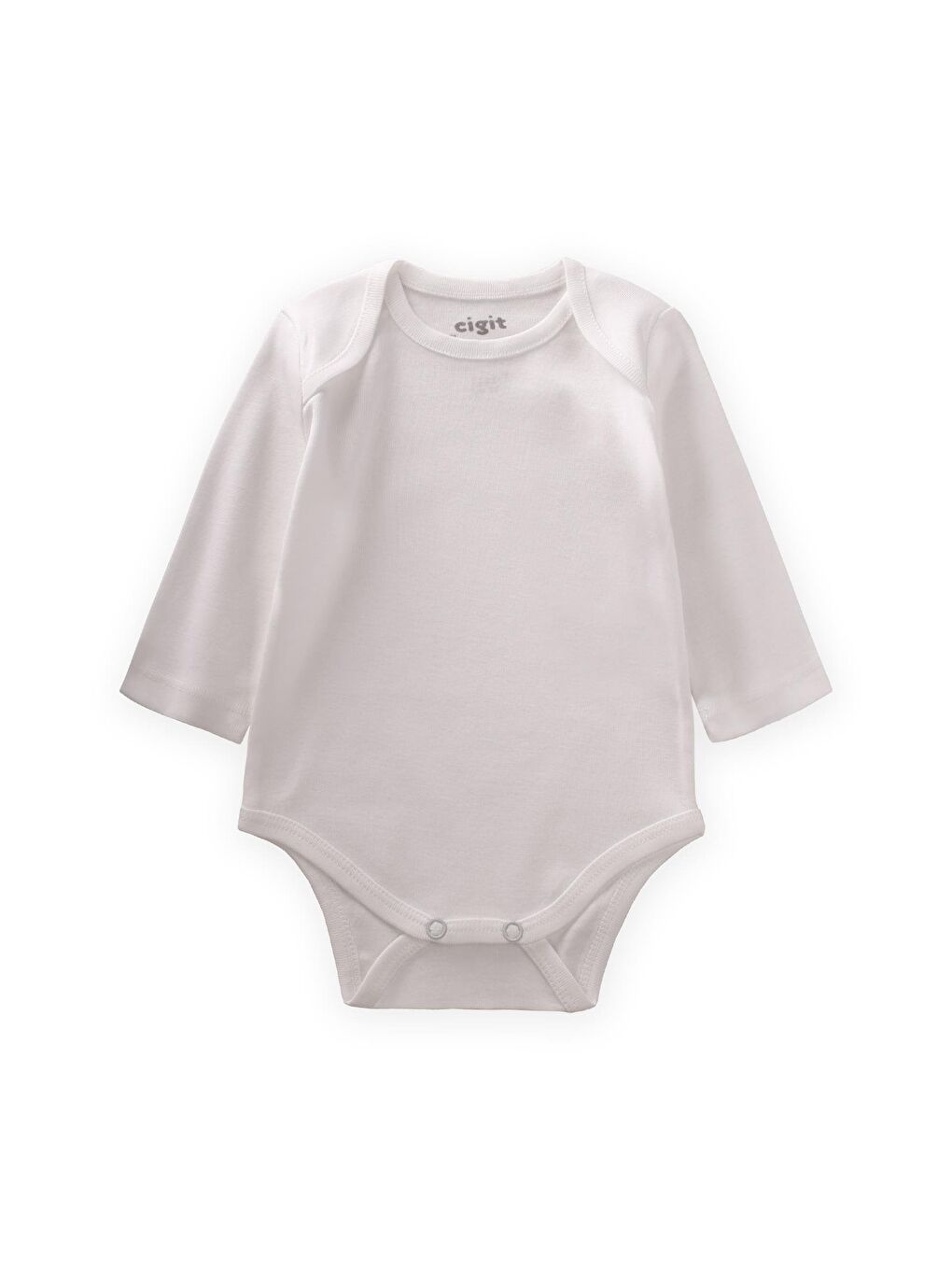 Beyaz Erkek Çocuk Çıtçıtlı Body