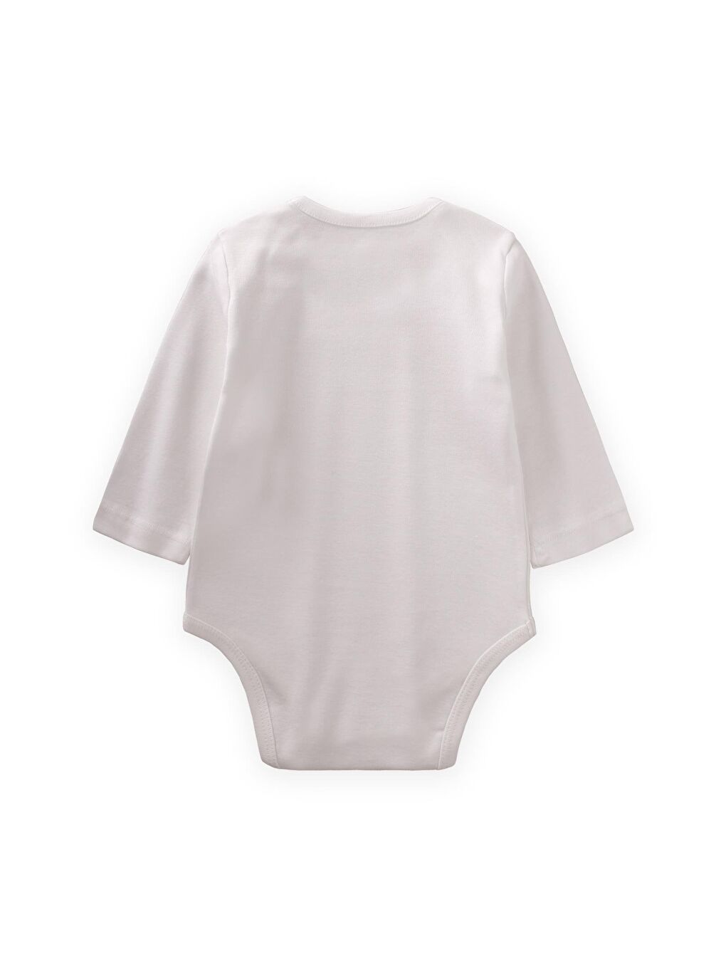 Beyaz Erkek Çocuk Çıtçıtlı Body-1