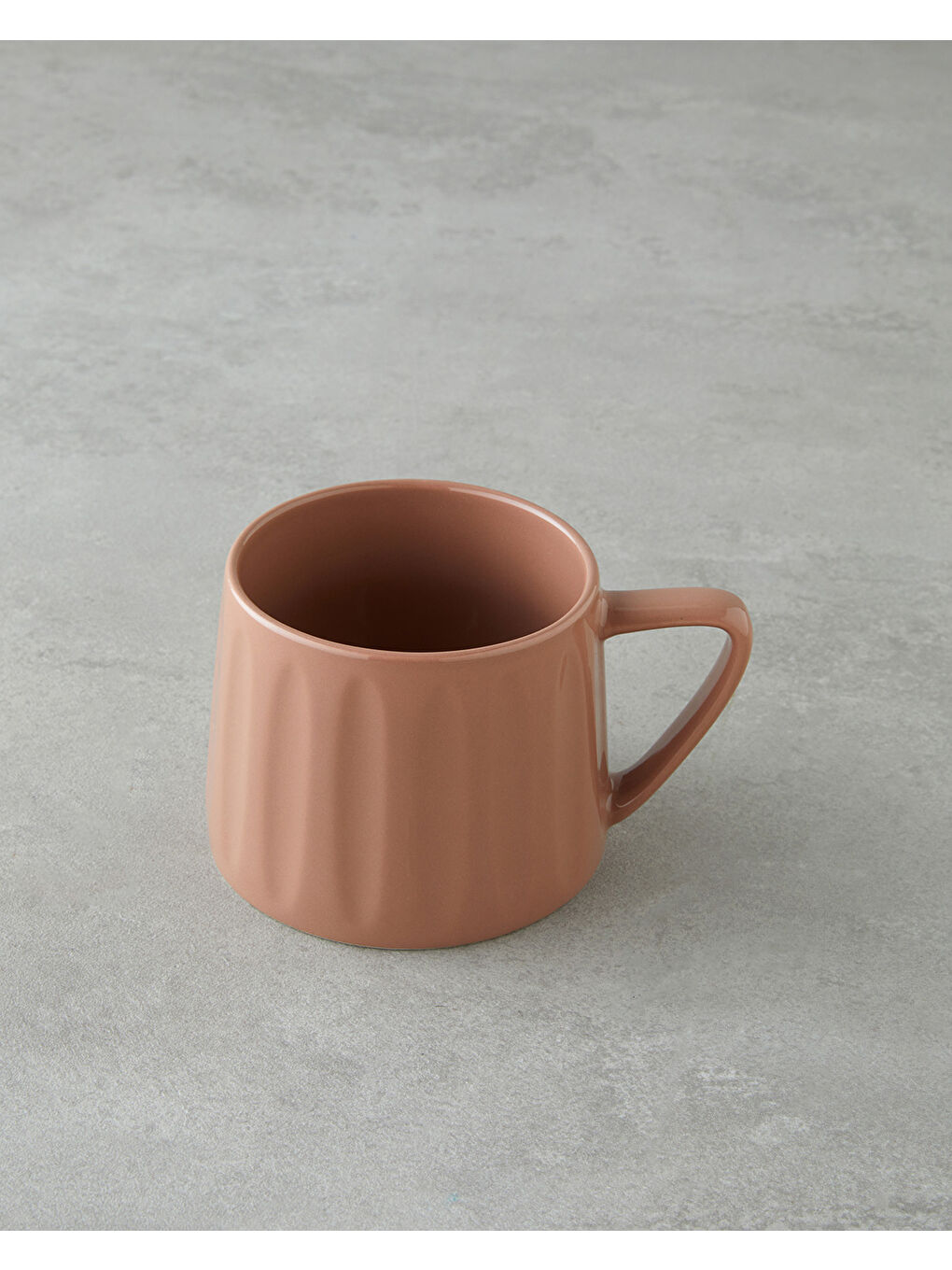 Daphne New Bone China Kupa 320 ml Açık Kahverengi-1