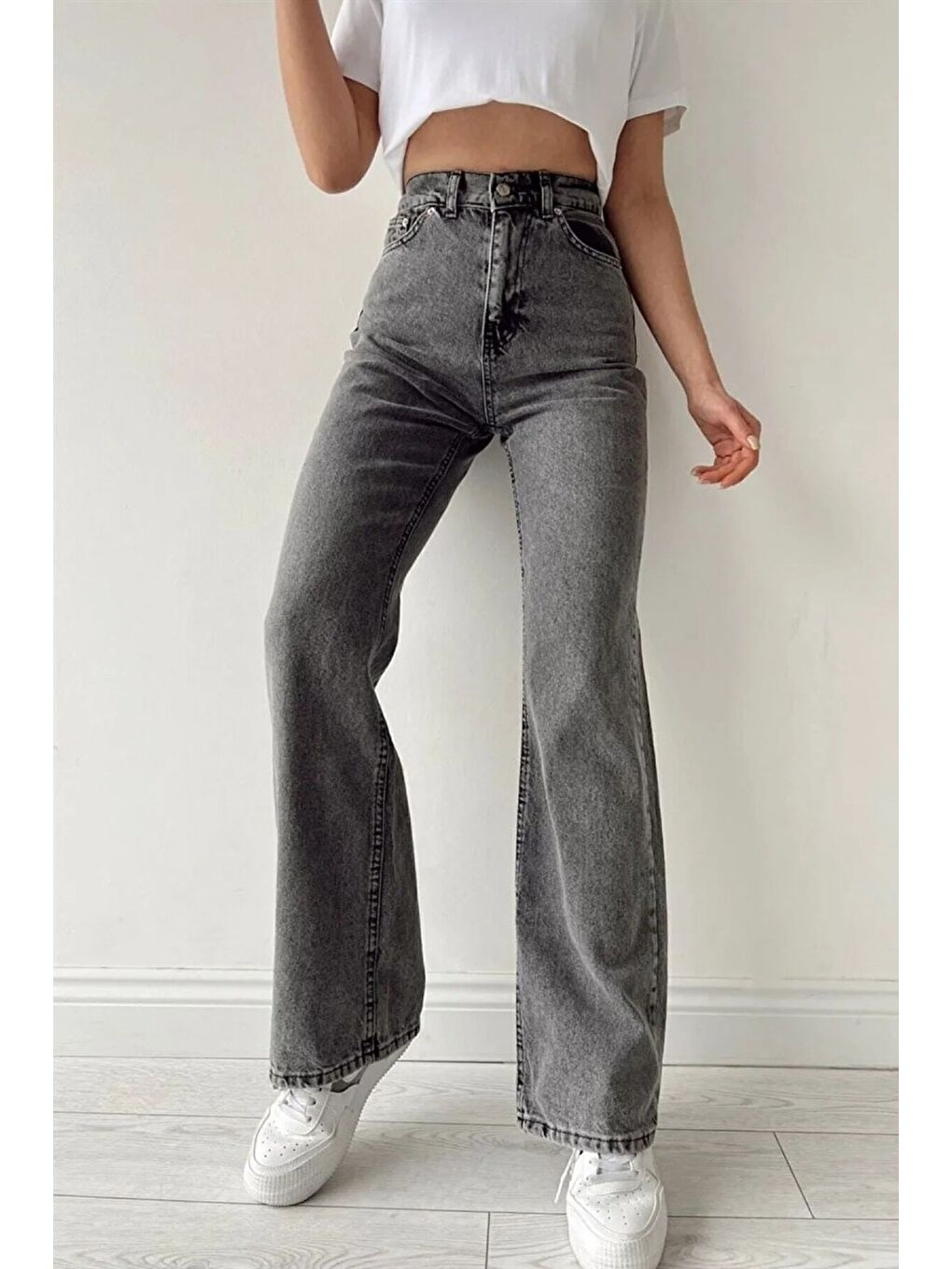 Palazzo Jean Pantolon Gri   26615