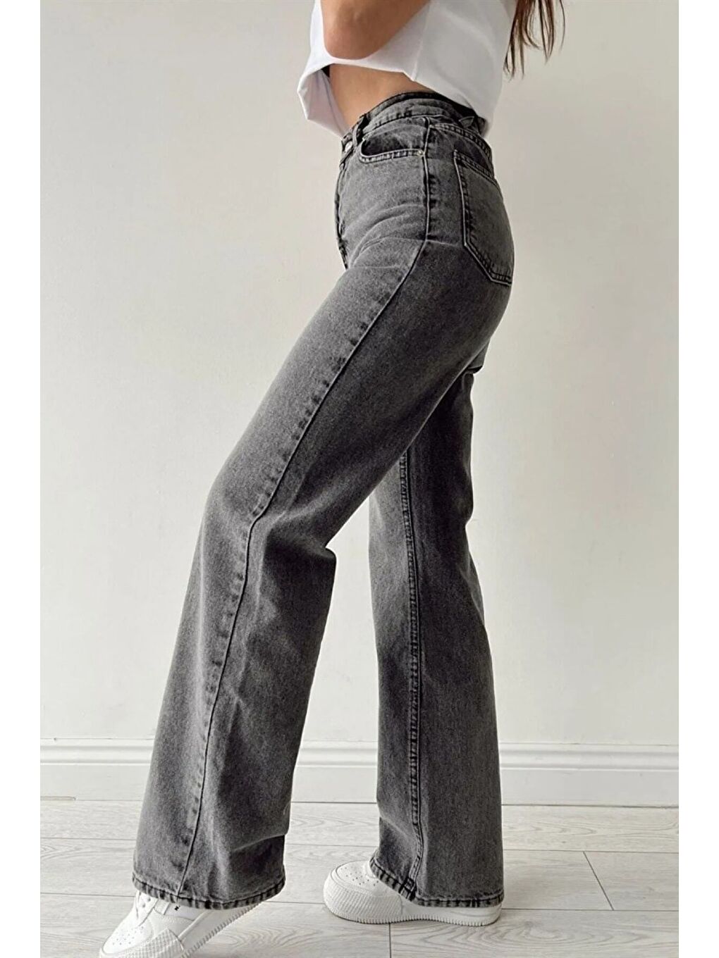 Palazzo Jean Pantolon Gri   26615-1