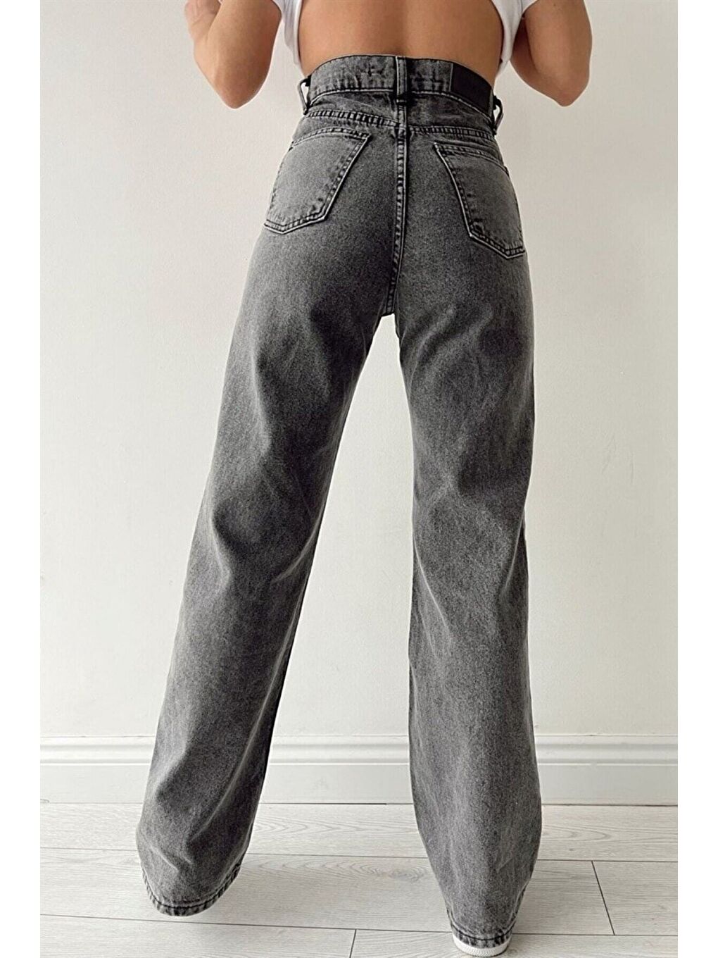 Palazzo Jean Pantolon Gri   26615-2