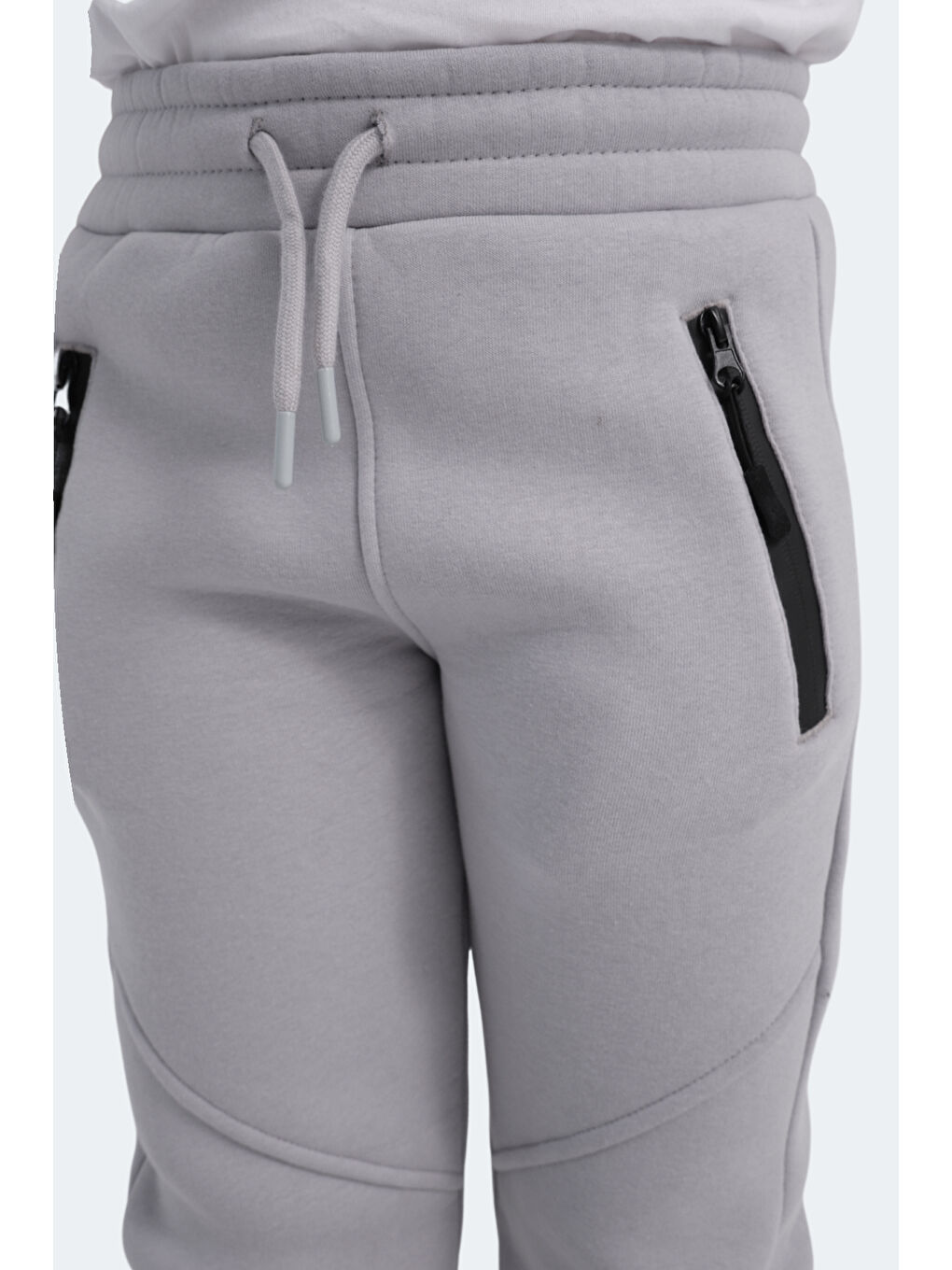 Karışık LAMYA 2 li Set Unisex Çocuk  Siyah -Taş Gri Eşofman Altı-4