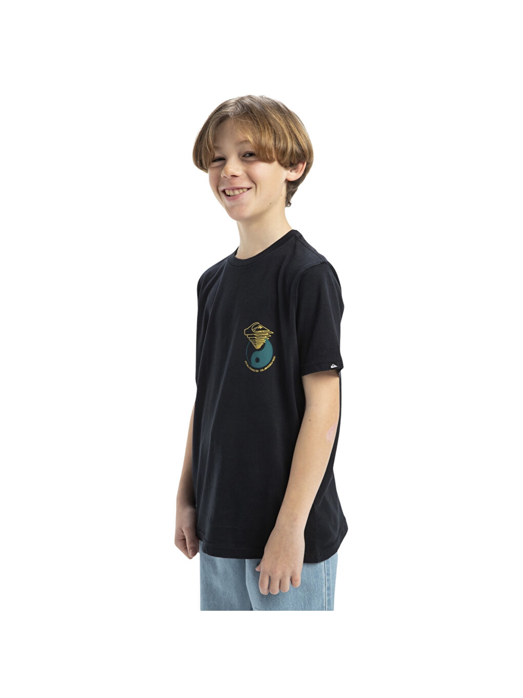 Hypnotic Wave Yth Erkek Çocuk Siyah Tişört-1