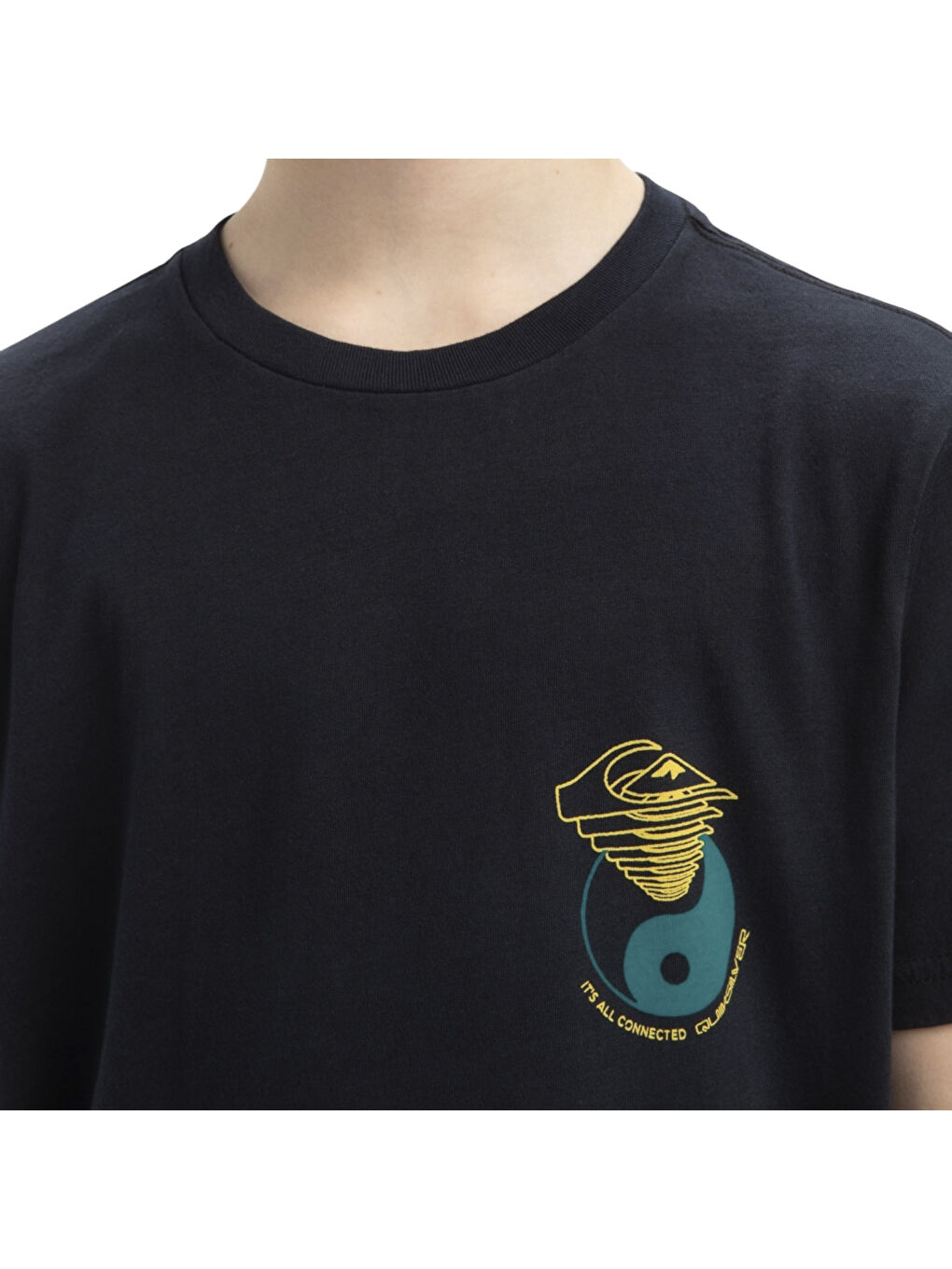 Hypnotic Wave Yth Erkek Çocuk Siyah Tişört-2