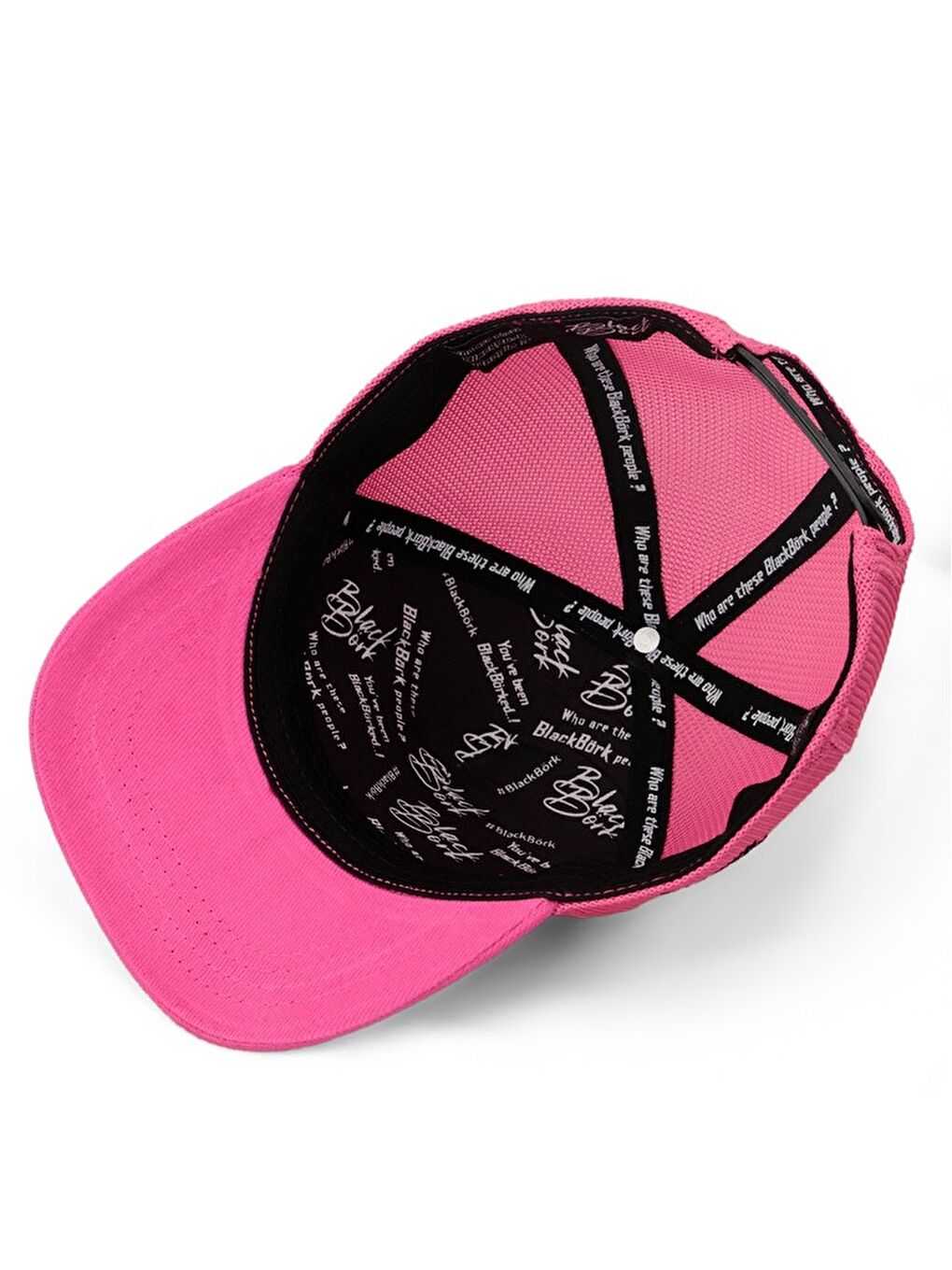 BlackBörk V1 Trucker Kids Köpek - 9 Kod Logolu Unisex Pembe Çocuk Şapka (CAP) - 2