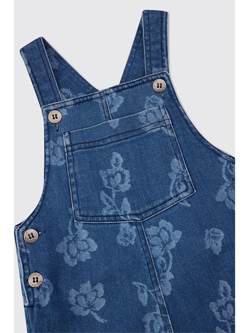 Kız Bebek İndigo Jean Salopet-2