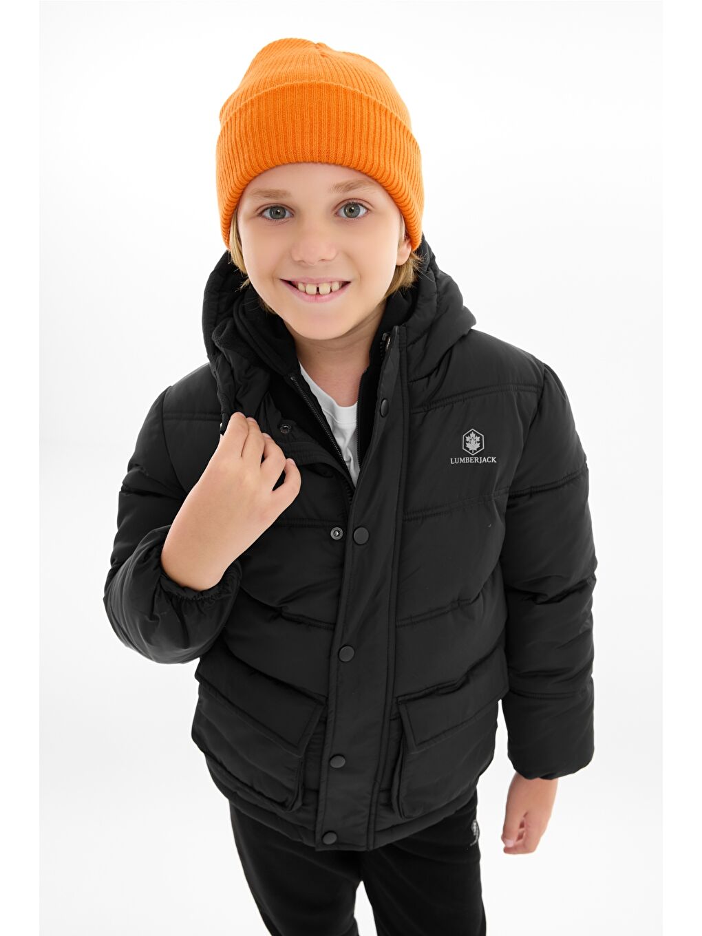 BL TP 1-GLLOREN-E 5PR Siyah Erkek Çocuk Mont-3