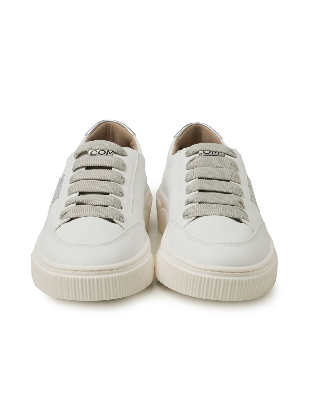 Beyaz Kadın Spor Ayakkabı 6H5095 Micro Tech Bianco-1