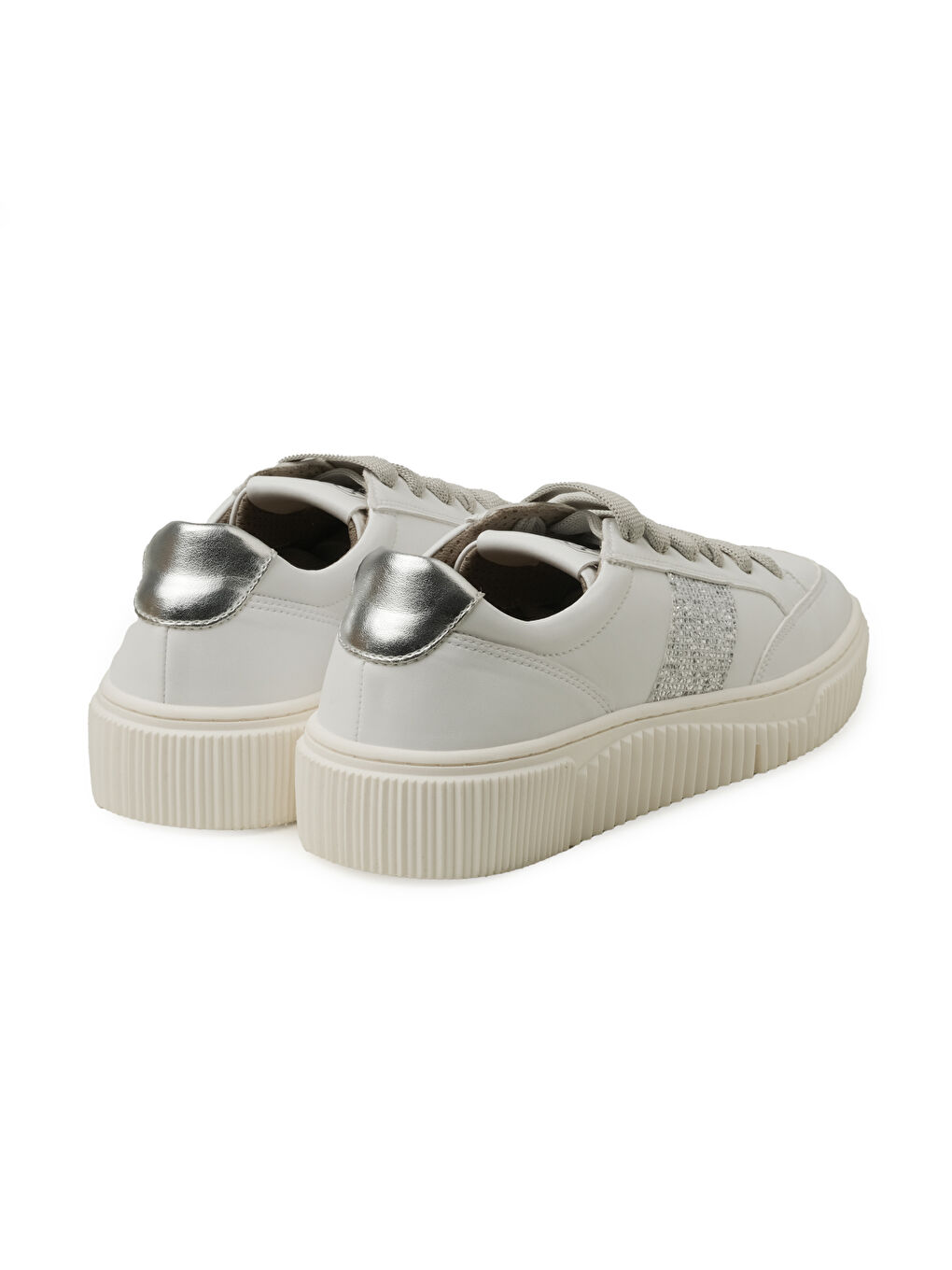 Beyaz Kadın Spor Ayakkabı 6H5095 Micro Tech Bianco-3