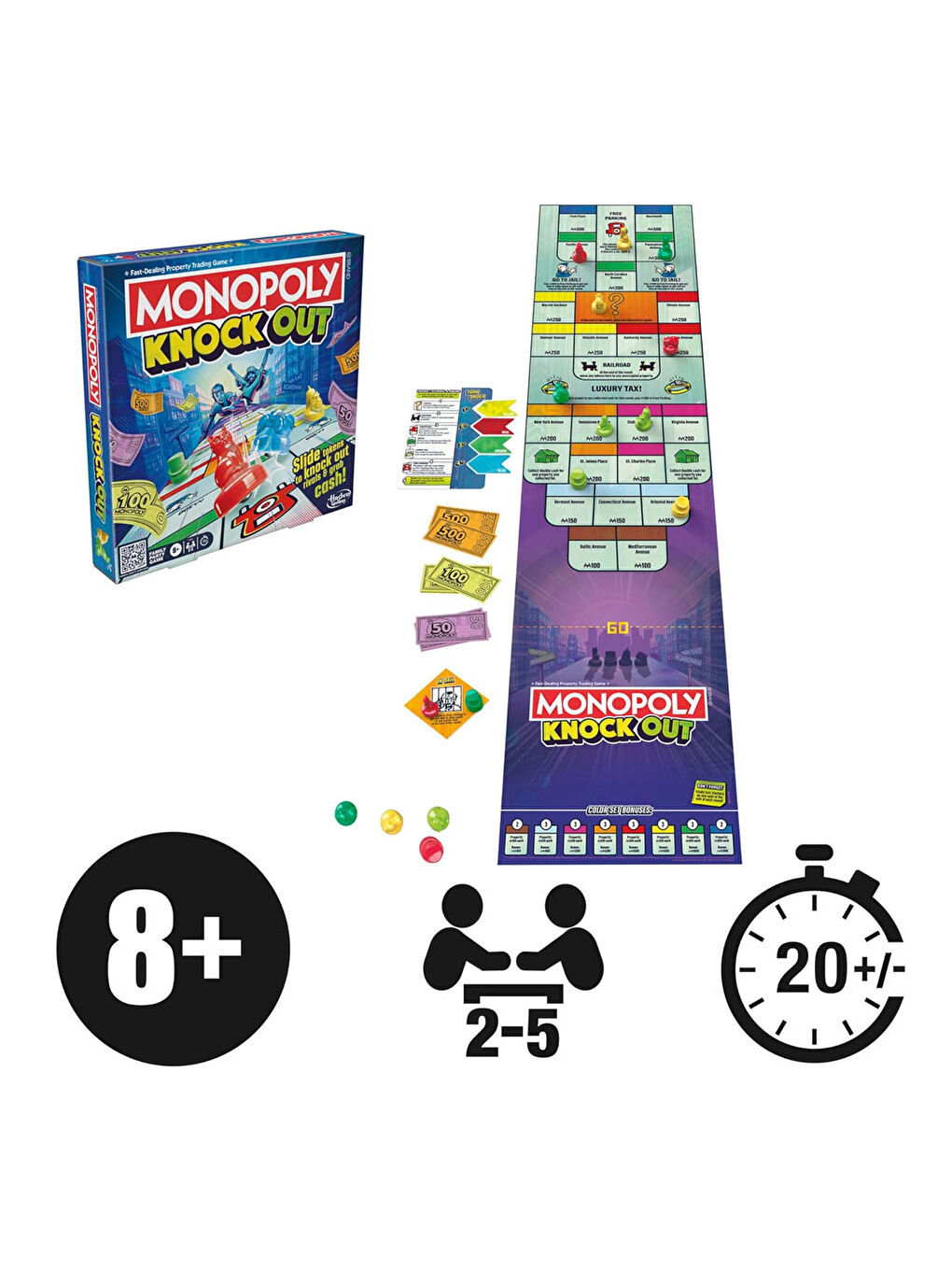 Monopoly Knockout F8995 - 1