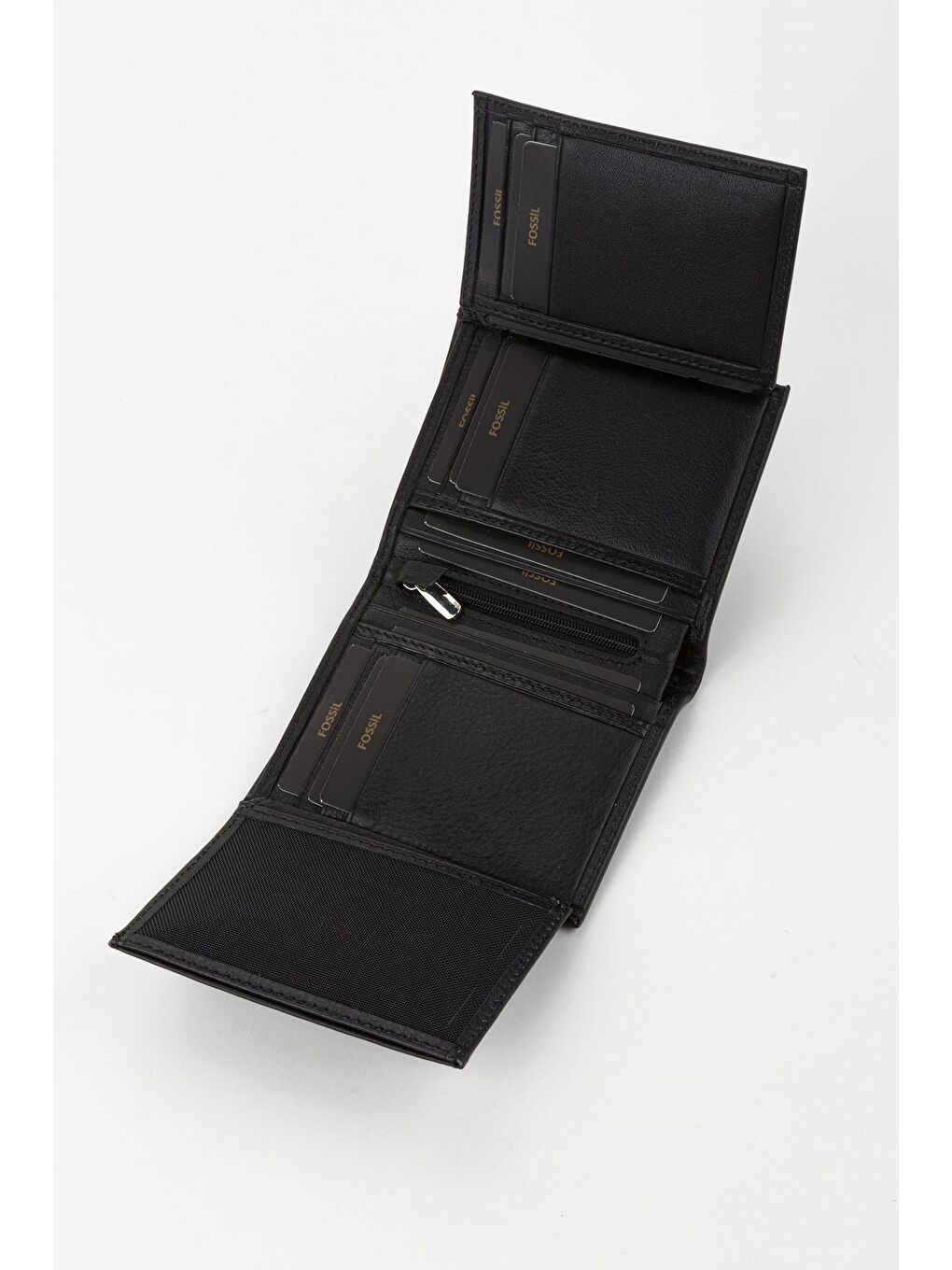 Kutulu Hakiki Deri Dikey Dikişli Siyah El Portföyü Kartlık Cüzdan-1