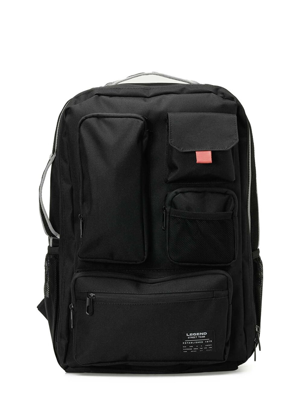 MULTI POCKET BPCK 5FX Siyah Unisex Sırt Çantası