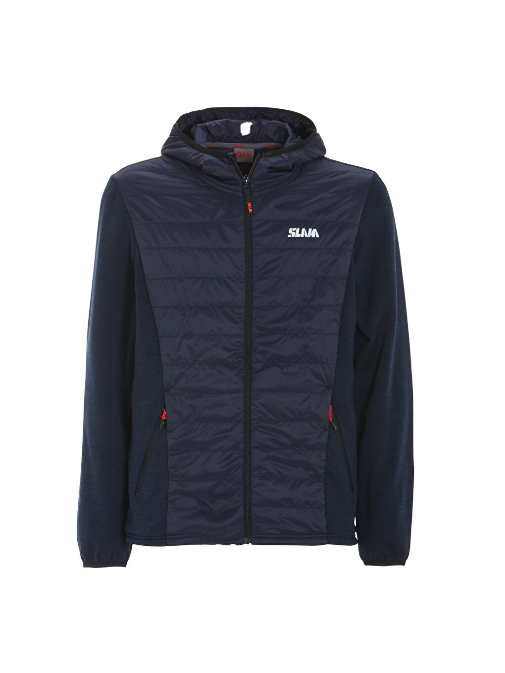 Lacivert Act Hood Hybrid Fleece Erkek Mavi Polar-1
