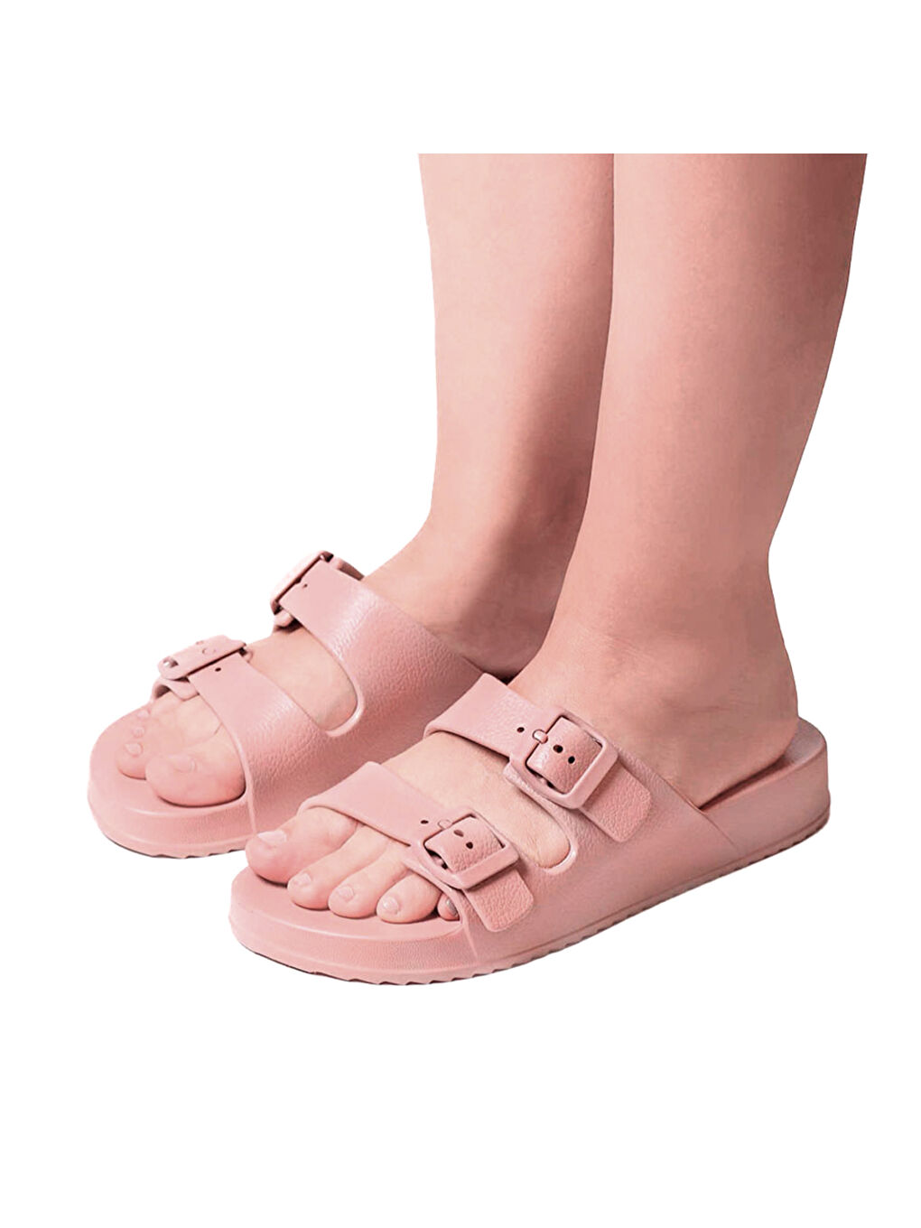 Pembe Kadın Terlik Creta Bru-3