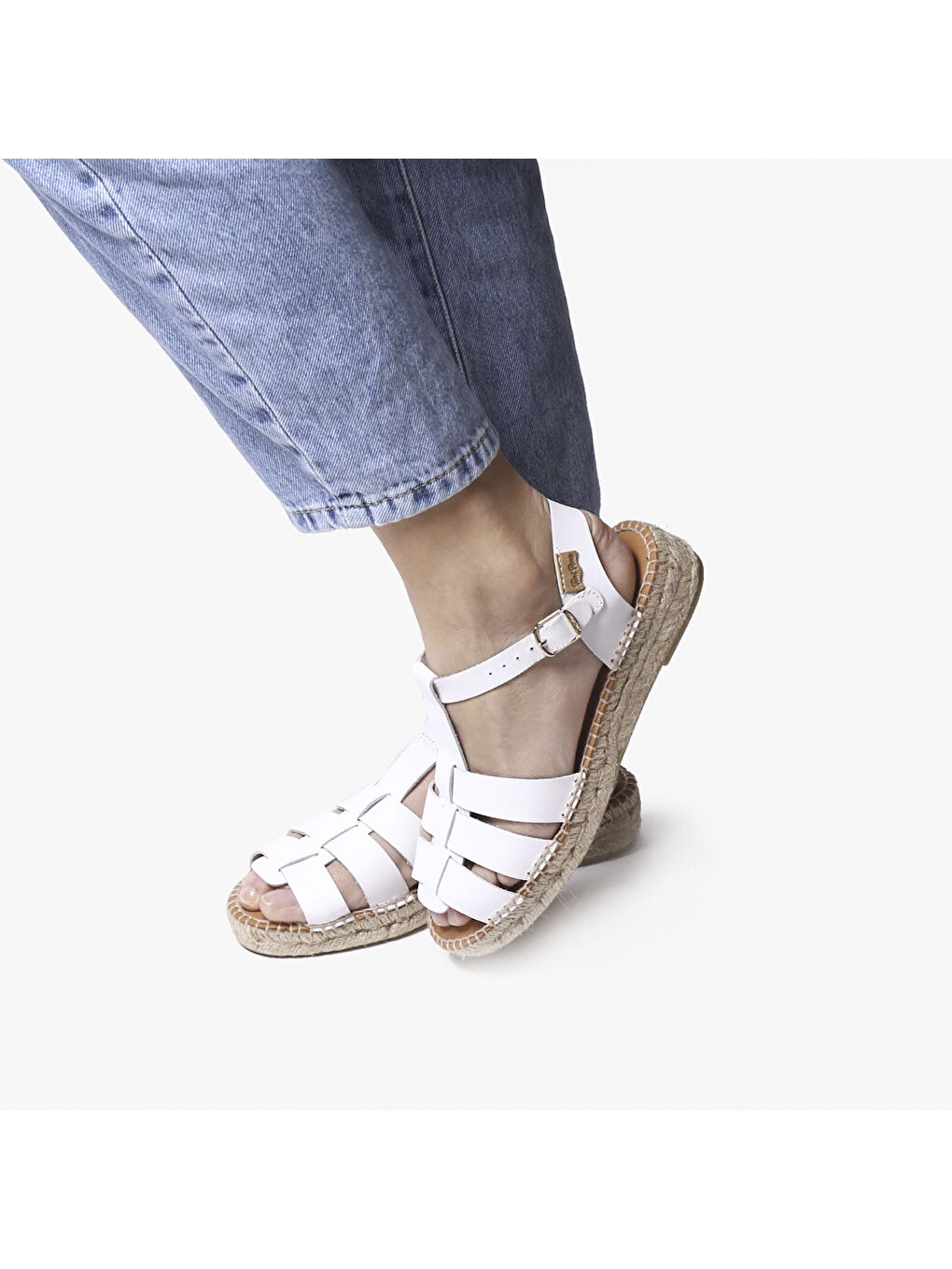 Beyaz Kadın Sandalet Emma Sandal Leather White-3