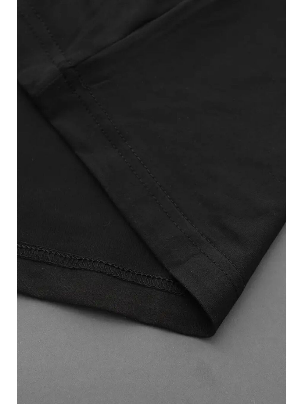 Siyah I Don't Care Baskılı Kolsuz Atlet tshirt Erkek Sıfır Kol Oversize T-SHİRT-2