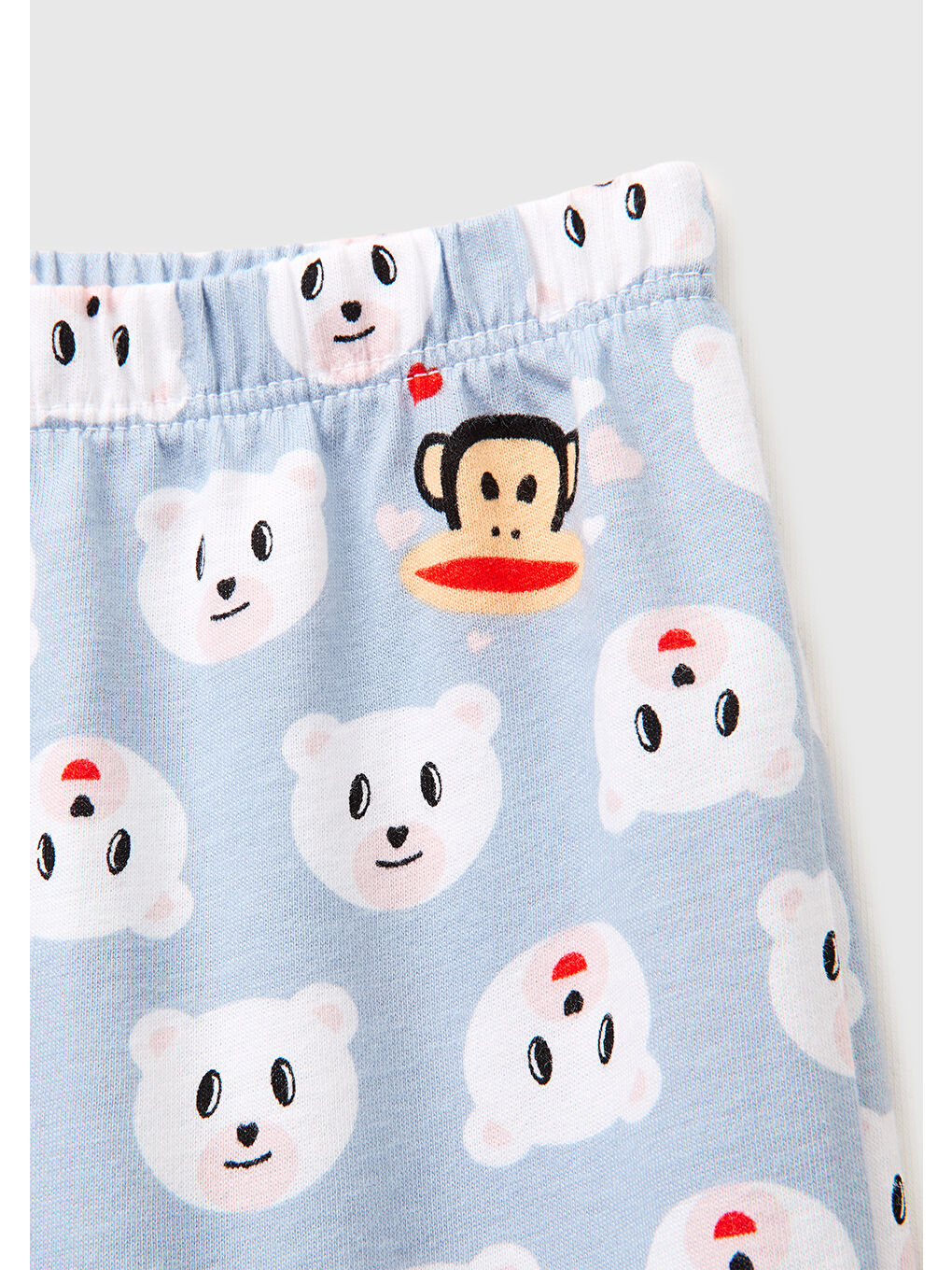 Karışık Kız Çocuk Mix Kontrast Kol Detaylı Simli Baskılı Pijama Takımı-2