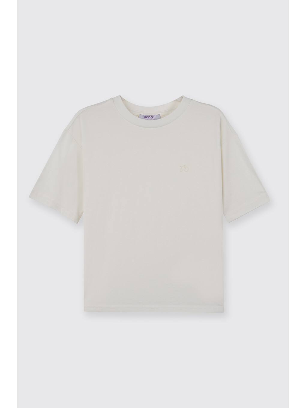 Unisex Çocuk Beyaz Kısa Kollu Tişört