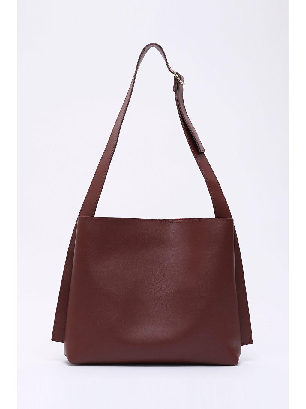 Bordo Suni Deri El, Kol Ve Omuz Çantası-1