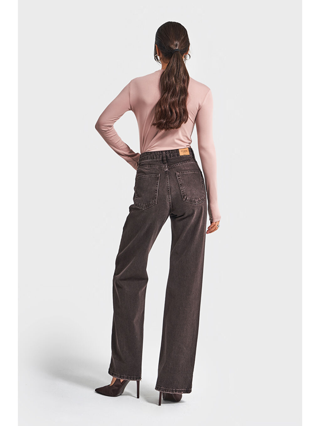 Mavi Kadın Taşlanmış Koyu Jean Rengi Doris 2w5-138 Straight Fit Yüksek Bel %100 Pamuk Denim Jean-1