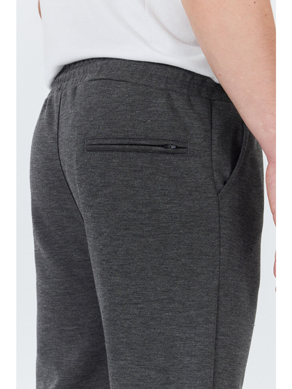 Antrasit Erkek Jogger Pantolon Rahat Kalıp Spor Günlük Jogger Pantolon 3520-3