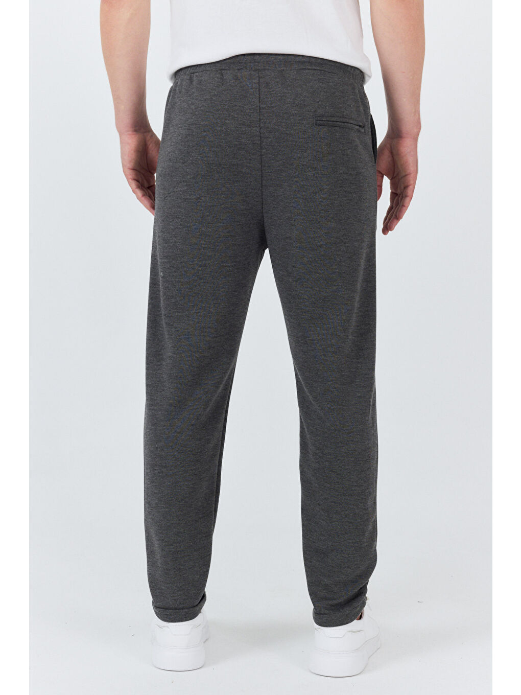 Antrasit Erkek Jogger Pantolon Rahat Kalıp Spor Günlük Jogger Pantolon 3520-4
