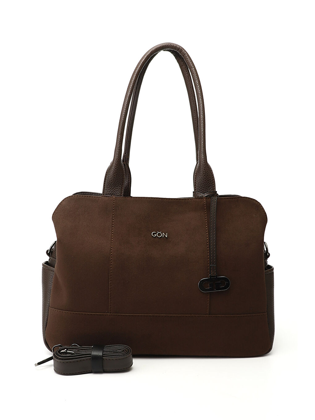 Kahverengi Kadın TÜTÜN KAHVE Uzun Askılı El ve Omuz Çantası