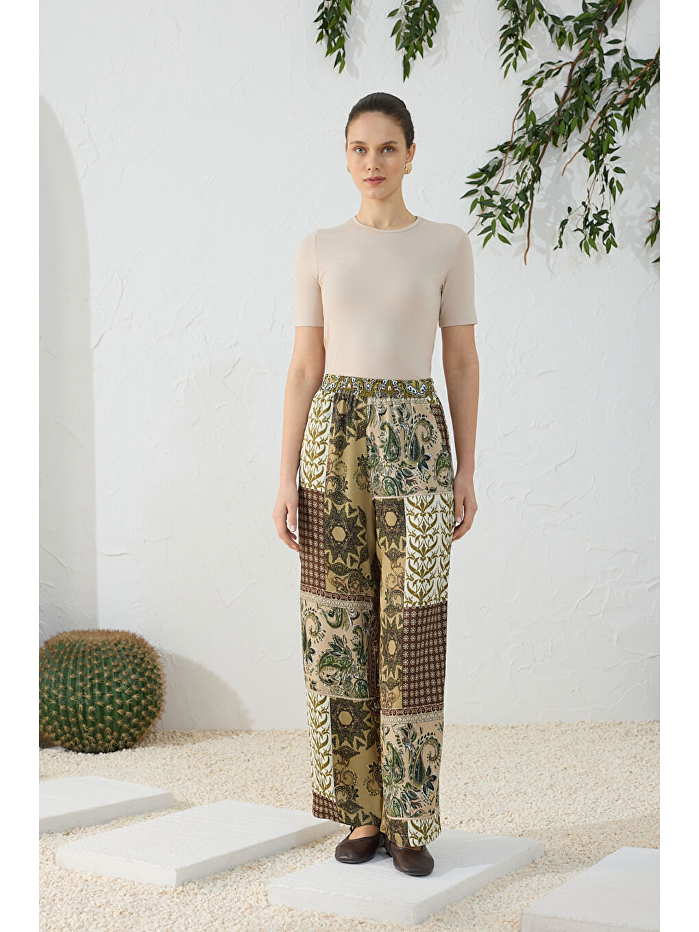 Haki Desenli Pantolon-2
